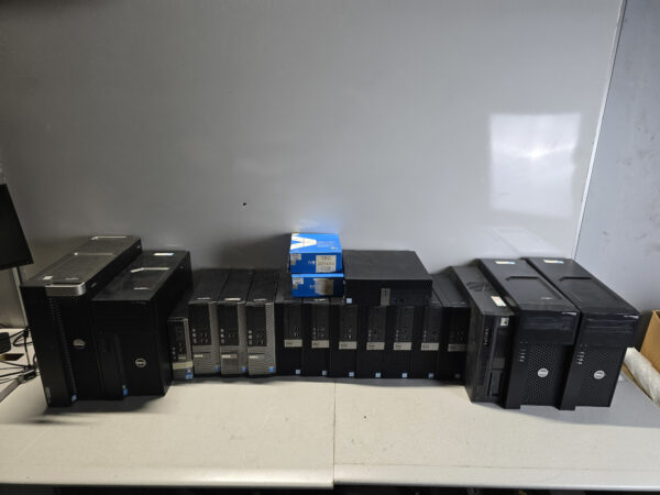 large lot of Cell Phones, AIO, Desktops, Monitors, Printer Over 400+ Items