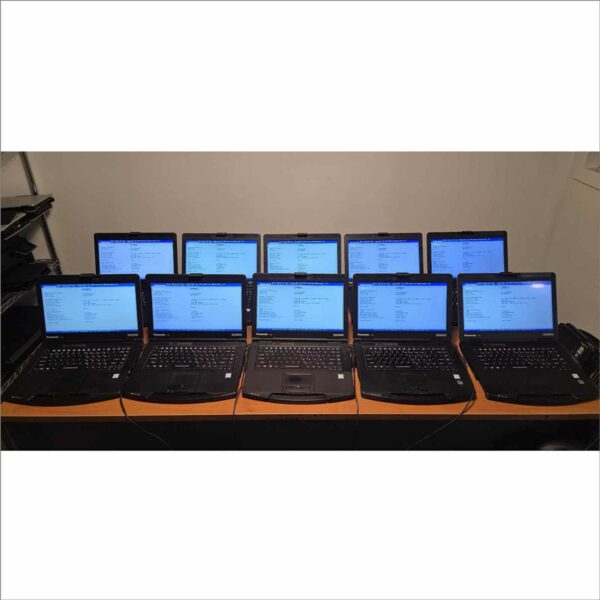 lot of 10x Panasonic CF-54 Toughbook 14" Semi-rugged Laptop i5 6th With Serial Port #3