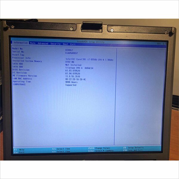 lot of 10x Getac B300 G7 i7 8th Gen Win 11 Support, TPM, 8GB, 256GB, BT, Cell