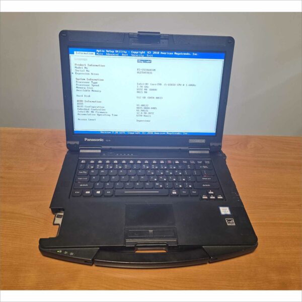 Panasonic Toughbook FZ-55 Core i5 FHD 8GB 512GB LTE GPS Win11 #0LTTA97831