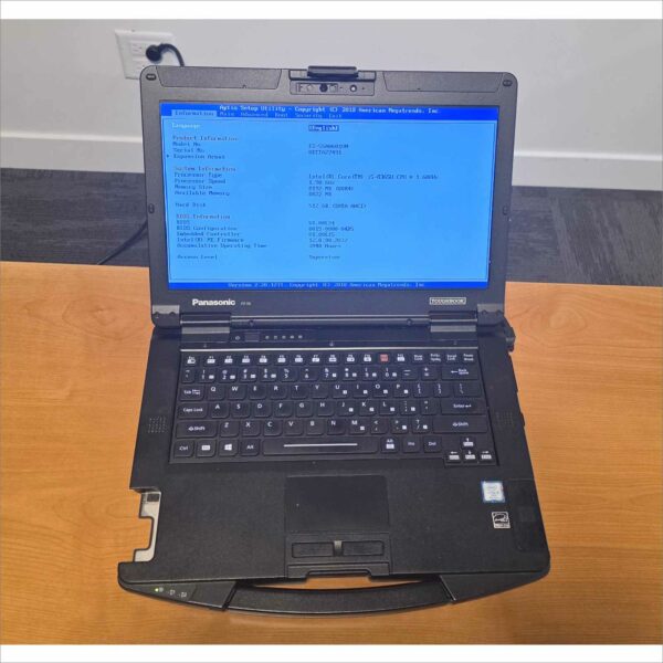 Panasonic Toughbook FZ-55 Core i5 HD 8GB 512GB LTE GPS Win11 #0ETTA27491