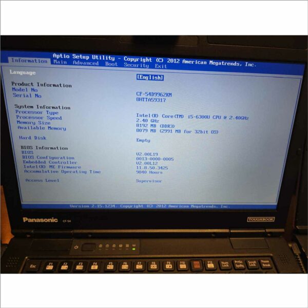 lot of 10x Panasonic CF-54 Toughbook 14" Semi-rugged Laptop i5 6th With Serial Port #3