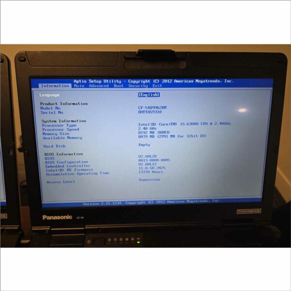 lot of 10x Panasonic CF-54 Toughbook 14" Semi-rugged Laptop i5 6th With Serial Port #3