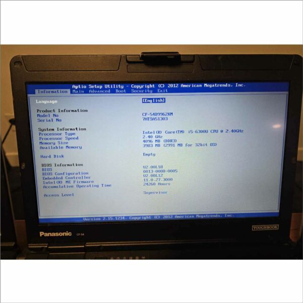 lot of 10x Panasonic CF-54 Toughbook 14" Semi-rugged Laptop i5 6th With Serial Port #3