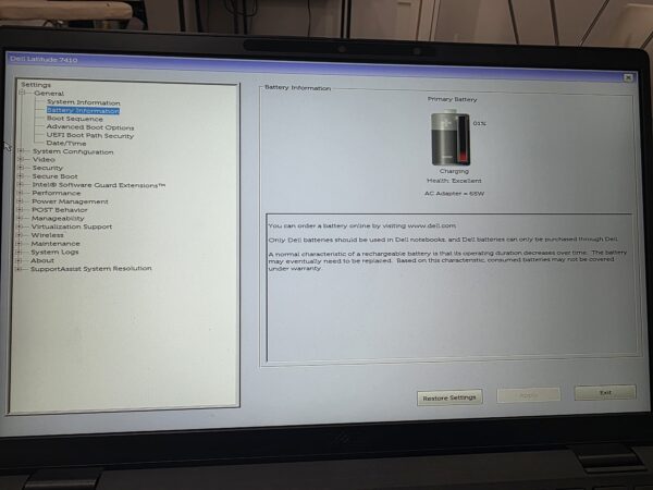 DELL Latitude 7410 laptop i5-10310U 16GB RAM 128GB M.2 SSD Win 11 DR3F163