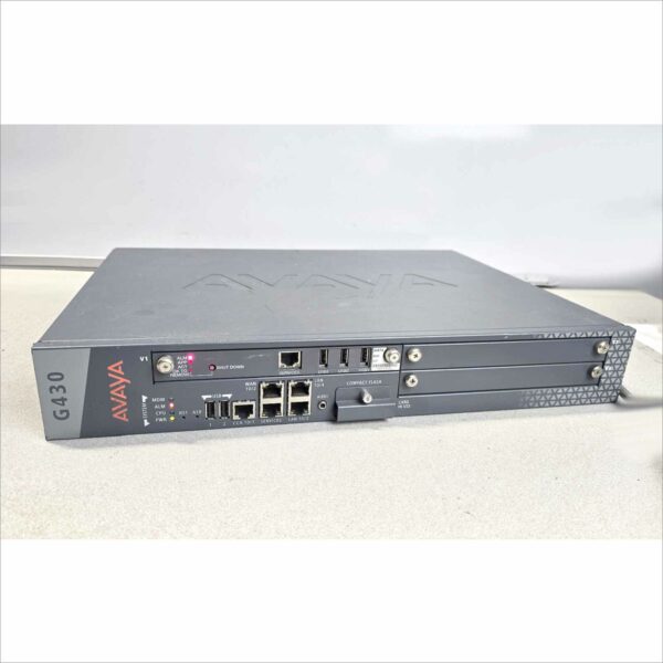 Avaya G430 Media Gateway + S8300D V7 Media Server Module – Voice Gateway – Used