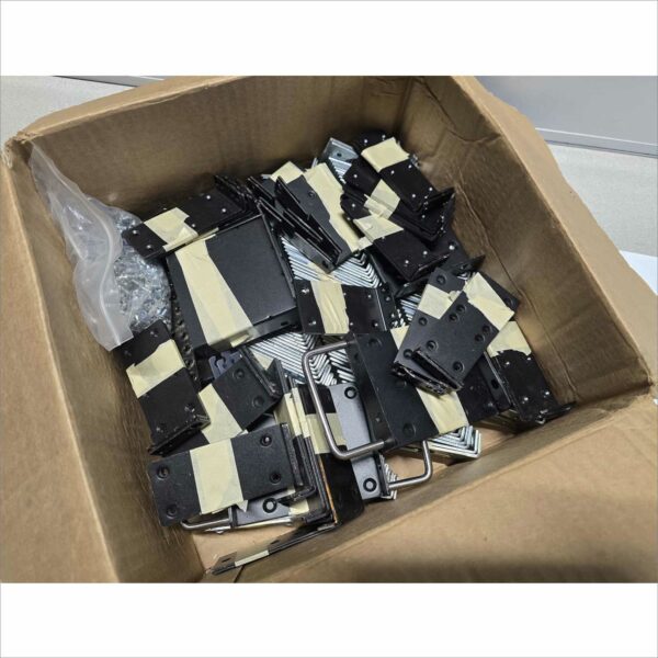 Lot of 140+ Mixed Network Switch & UPS Rack Mount Ears + Screws – Various Models – Bulk Hardware