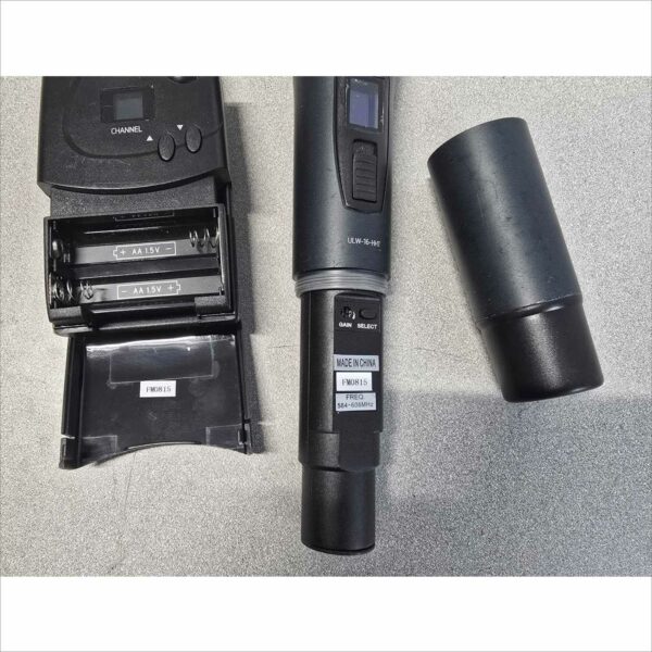 Polsen ULW-16 Set Handheld Wireless Mic & UHF Receiver 16 Channel 584-606MHz