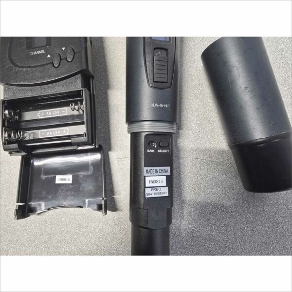 Polsen ULW-16 Set Handheld Wireless Mic & UHF Receiver 16 Channel 584-606MHz