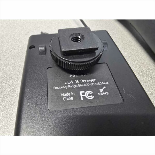 Polsen ULW-16 Set Handheld Wireless Mic & UHF Receiver 16 Channel 584-606MHz