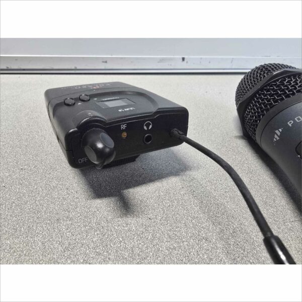 Polsen ULW-16 Set Handheld Wireless Mic & UHF Receiver 16 Channel 584-606MHz