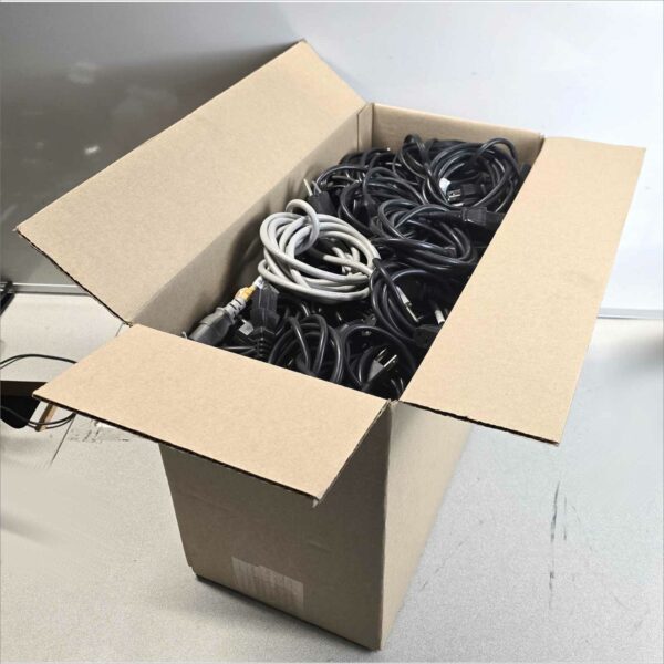 Pallet of Mixed Computer Cables - Power, USB, VGA, DVI, DisplayPort - New & Used