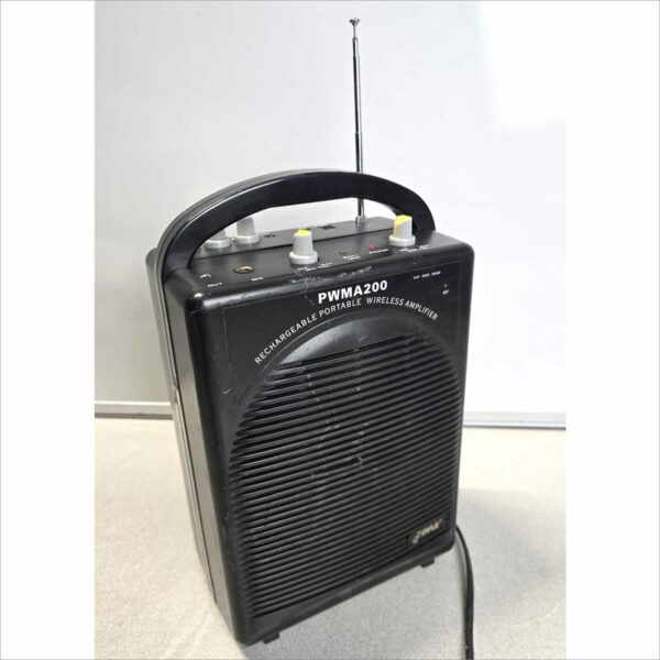 Pyle PWMA200 Portable Wireless PA Amplifier – 80W – Rechargeable – Used