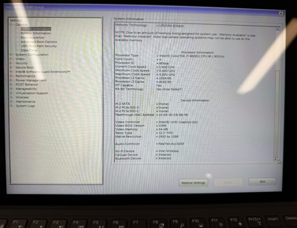 Dell Latitude 5290 2-in-1 | i7-8650U | 16GB RAM | No Storage | FHD Touch | W/ Keyboard | No SSD