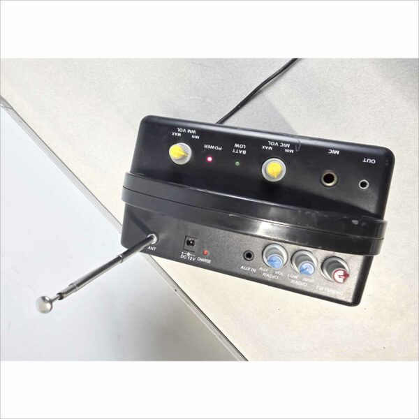 Pyle PWMA200 Portable Wireless PA Amplifier – 80W – Rechargeable – Used