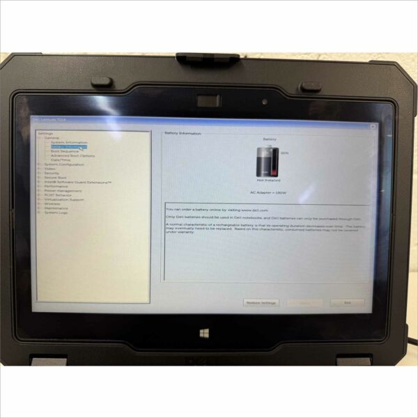 Dell Latitude 12 Rugged Extreme 7214 – i7 6th Gen 16GB – No Battery No Caddy