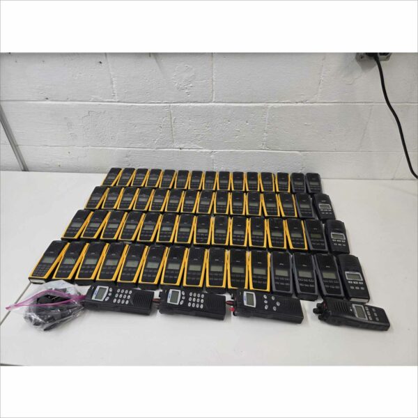 Lot of 60 Harris Radios – XG-75, P7300, P7100ip – Mixed Colors – Tested Working