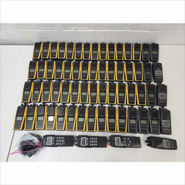 Lot of 60 Harris Radios – XG-75, P7300, P7100ip – Mixed Colors – Tested Working