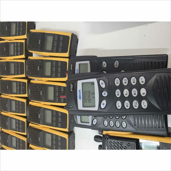 Lot of 60 Harris Radios – XG-75, P7300, P7100ip – Mixed Colors – Tested Working