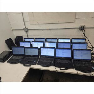 Lot of 20 Panasonic Toughbook Laptops CF-53 & FZ-Q2 Models – Tested BIOS – Batteries Included