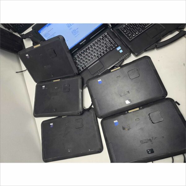 Lot of 20 Panasonic Toughbook Laptops CF-53 & FZ-Q2 Models – Tested BIOS – Batteries Included