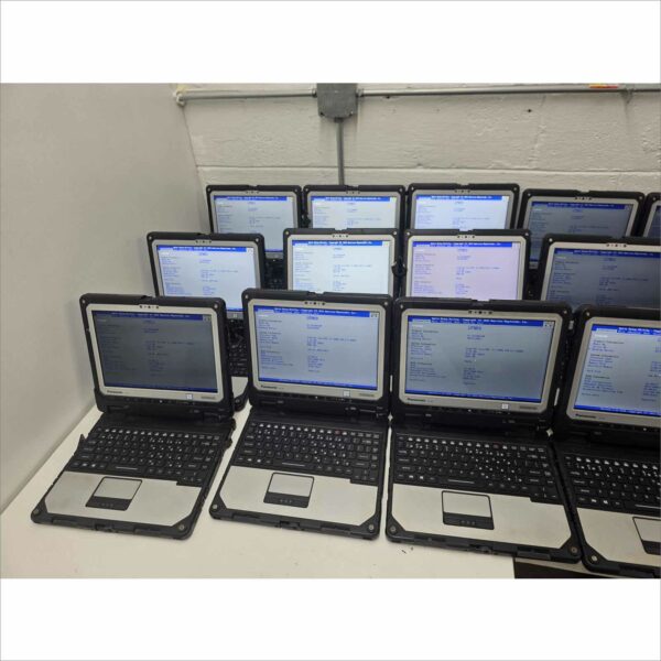 Lot of 21 Panasonic Toughbook CF-33 Detachable Rugged Laptops