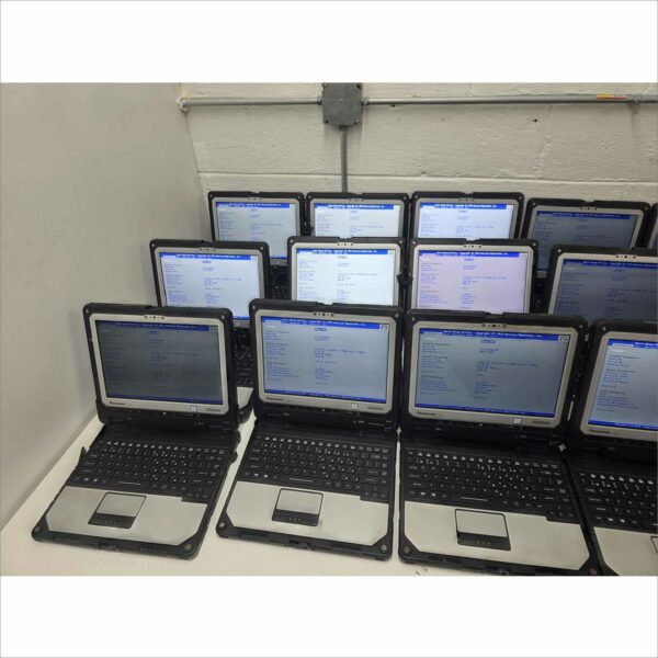 Lot of 21 Panasonic Toughbook CF-33 Detachable Rugged Laptops
