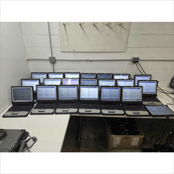 Lot of 21 Panasonic Toughbook CF-33 Detachable Rugged Laptops