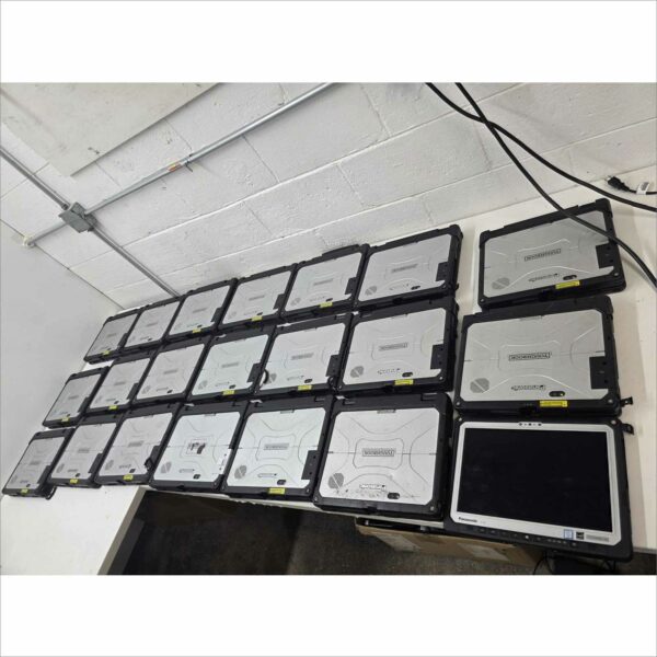 Lot of 21 Panasonic Toughbook CF-33 Detachable Rugged Laptops