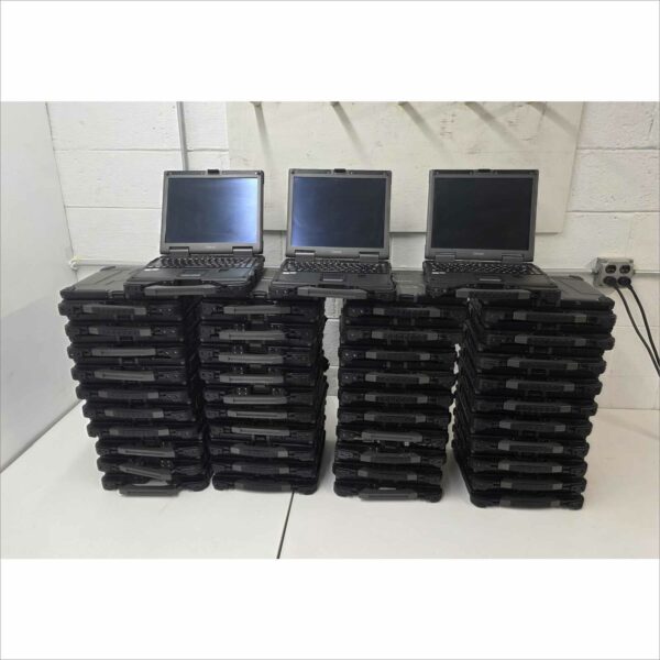 Lot of 50 GETAC B300G7 Rugged Laptops | i7 8th Gen | 8GB RAM | Battery + DVD + Caddy | NO HDD