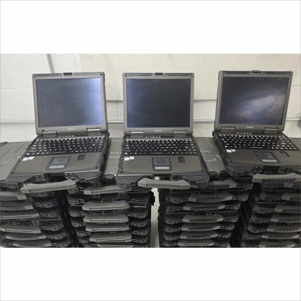 Lot of 50 GETAC B300G7 Rugged Laptops | i7 8th Gen | 8GB RAM | Battery + DVD + Caddy | NO HDD