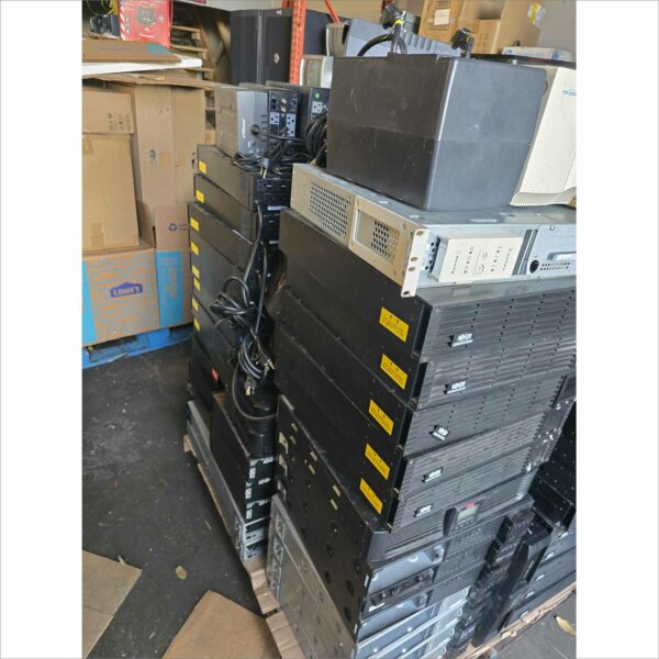 Lot of ~100 Mixed UPS Units – APC, CyberPower, Tripp Lite, Orion, Powerware – Tested & Working (No Batteries)