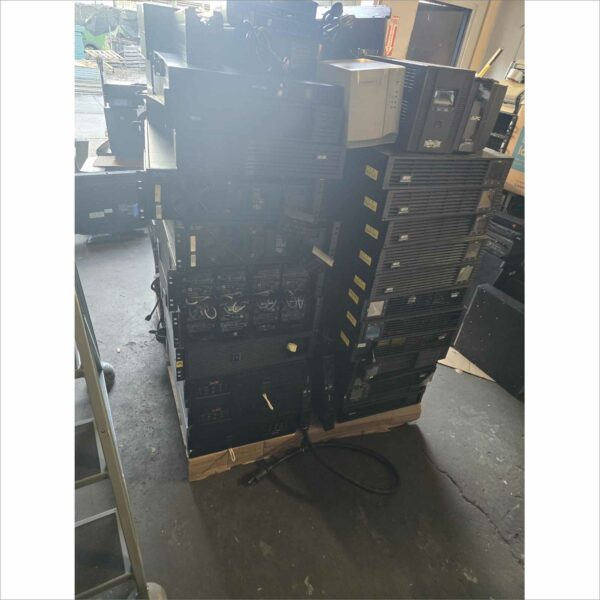 Lot of ~100 Mixed UPS Units – APC, CyberPower, Tripp Lite, Orion, Powerware – Tested & Working (No Batteries)