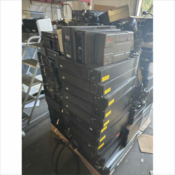 Lot of ~100 Mixed UPS Units – APC, CyberPower, Tripp Lite, Orion, Powerware – Tested & Working (No Batteries)