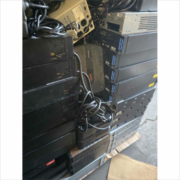 Lot of ~100 Mixed UPS Units – APC, CyberPower, Tripp Lite, Orion, Powerware – Tested & Working (No Batteries)