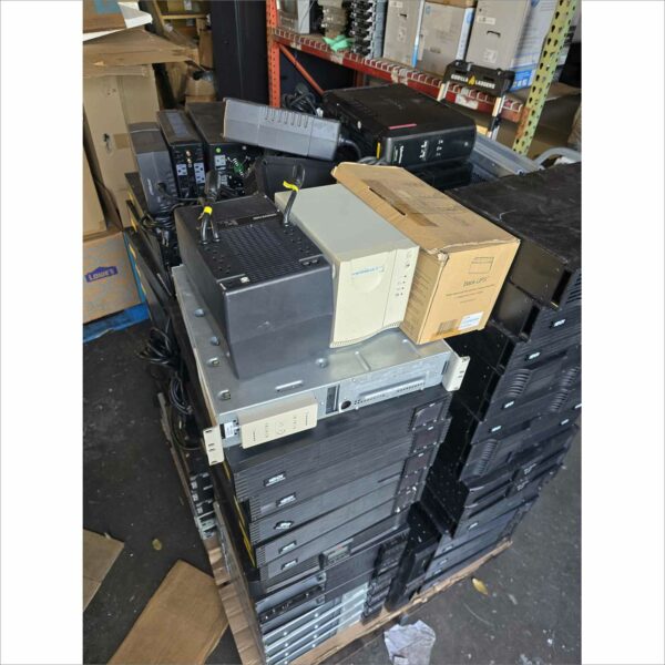 Lot of ~100 Mixed UPS Units – APC, CyberPower, Tripp Lite, Orion, Powerware – Tested & Working (No Batteries)