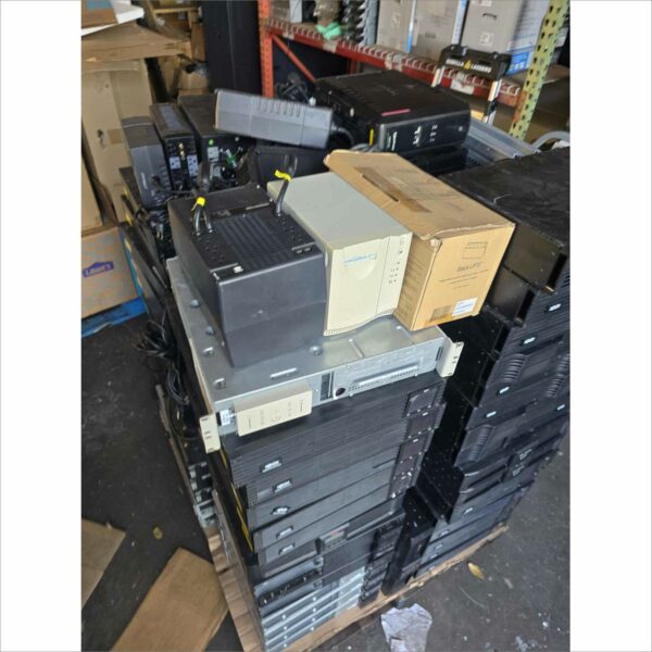 Lot of ~100 Mixed UPS Units – APC, CyberPower, Tripp Lite, Orion, Powerware – Tested & Working (No Batteries)