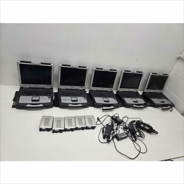 lot 5x Panasonic Toughbook CF-31 – i7 5th Gen | 16GB RAM | 256GB SSD | Rugged Laptop