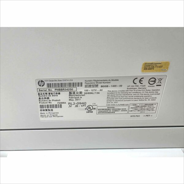 HP LaserJet Entreprise M506 F2A68A Work group Monochrome Printer