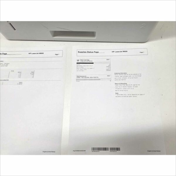 HP LaserJet Enterprise M606 E6B72A Work group Monochrome Printer