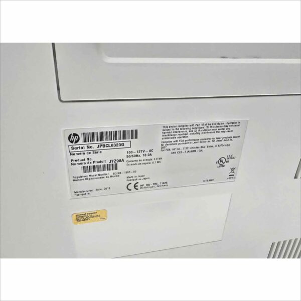 HP Color LaserJet M652N J7Z98A Enterprise Printer