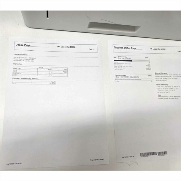 HP LaserJet Enterprise M606 E6B72A Work group Monochrome Printer