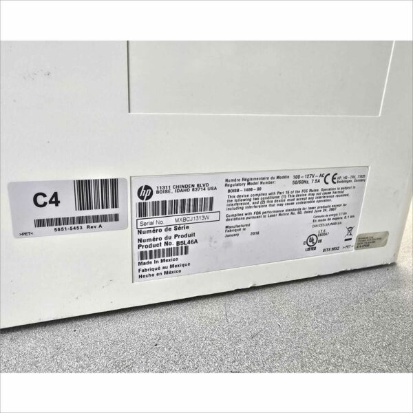 HP LaserJet Enterprise MFP M577 Printer B5L46A - Work Great - Barebone Unit – No Consumables