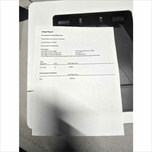 HP LaserJet Pro M404dn W1A53A Monochrome Laser Printer - M404
