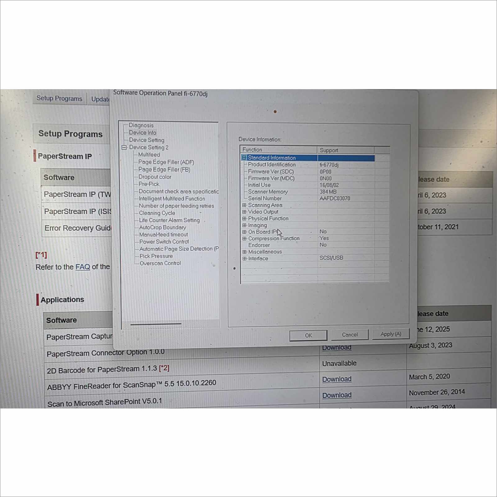 Fujitsu fi-6770dj Production ADF Duplex Scanner PA03576-B165