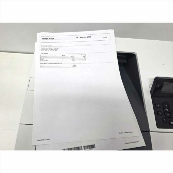 HP LaserJet Entreprise M506 F2A68A Work group Monochrome Printer