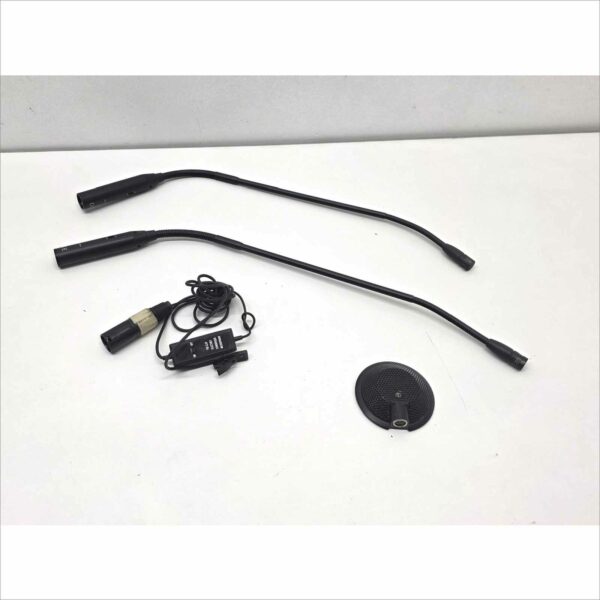 lot Audio-Technica U857QL Cardioid Condenser Quick-Mount Gooseneck Mic & AT841UG / TIE-Cup