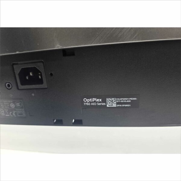 Dell OptiPlex 7760 AIO 27″ Core i7-8700 @ 3.2GHz 16GB RAM 256GB SSD Webcam Windows 11