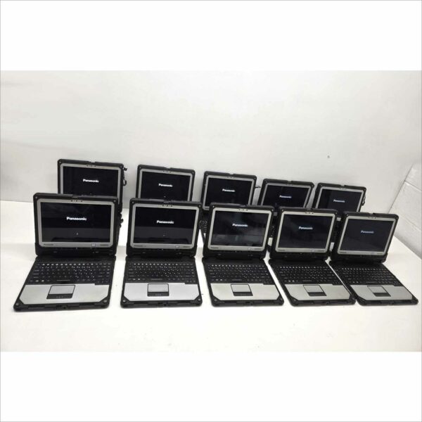 Lot 10x Panasonic Toughbook CF-33 i5 8GB 128GB Barcode Card reader Rugged Laptops