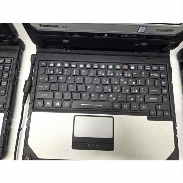 Lot 10x Panasonic Toughbook CF-33 i5 8GB 128GB Barcode Card reader Rugged Laptops